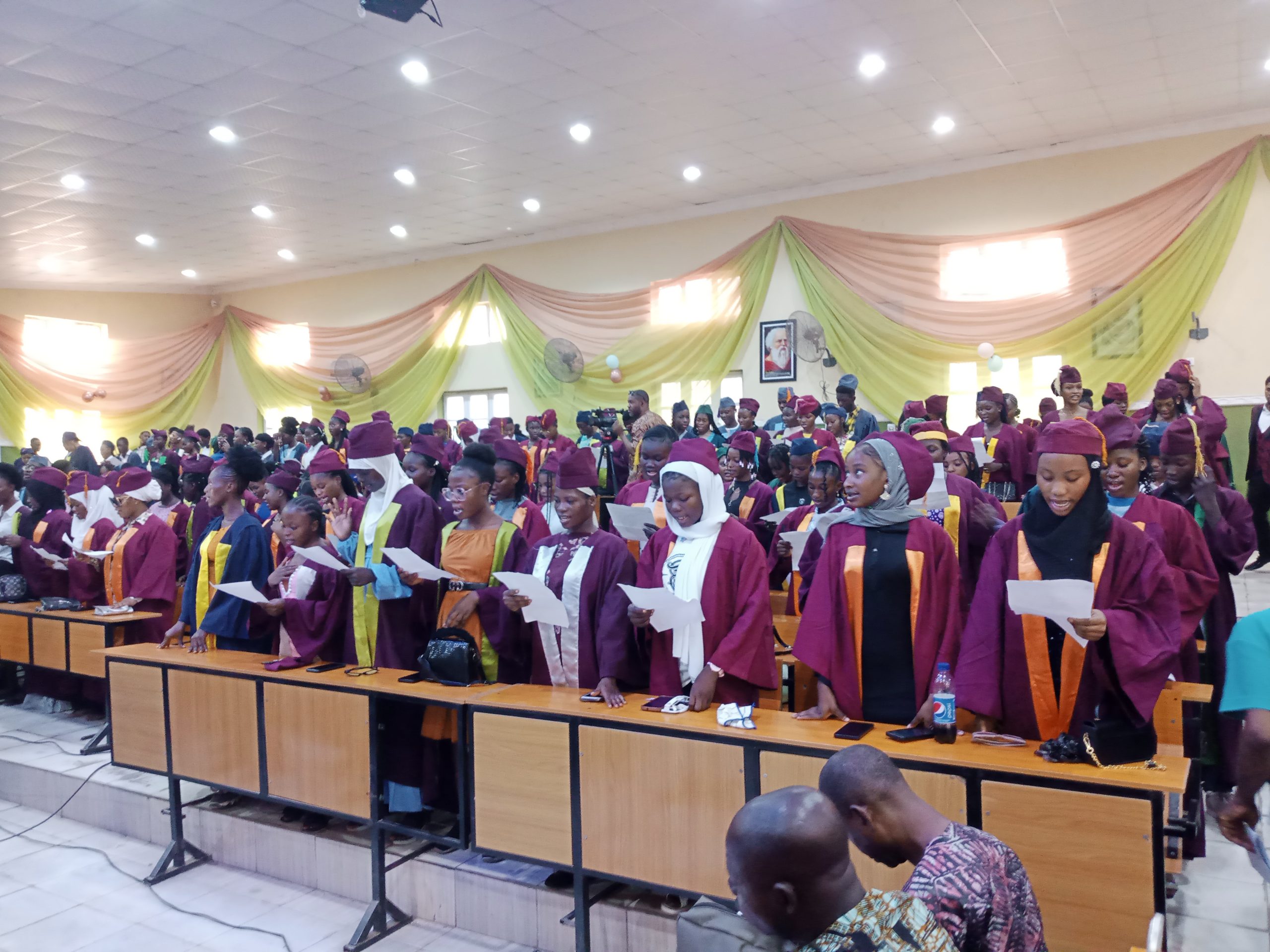 Havard College, affiliate of abia state university matriculates’ new students in ogun state