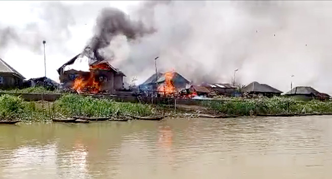 Community razed after killing of soldiers