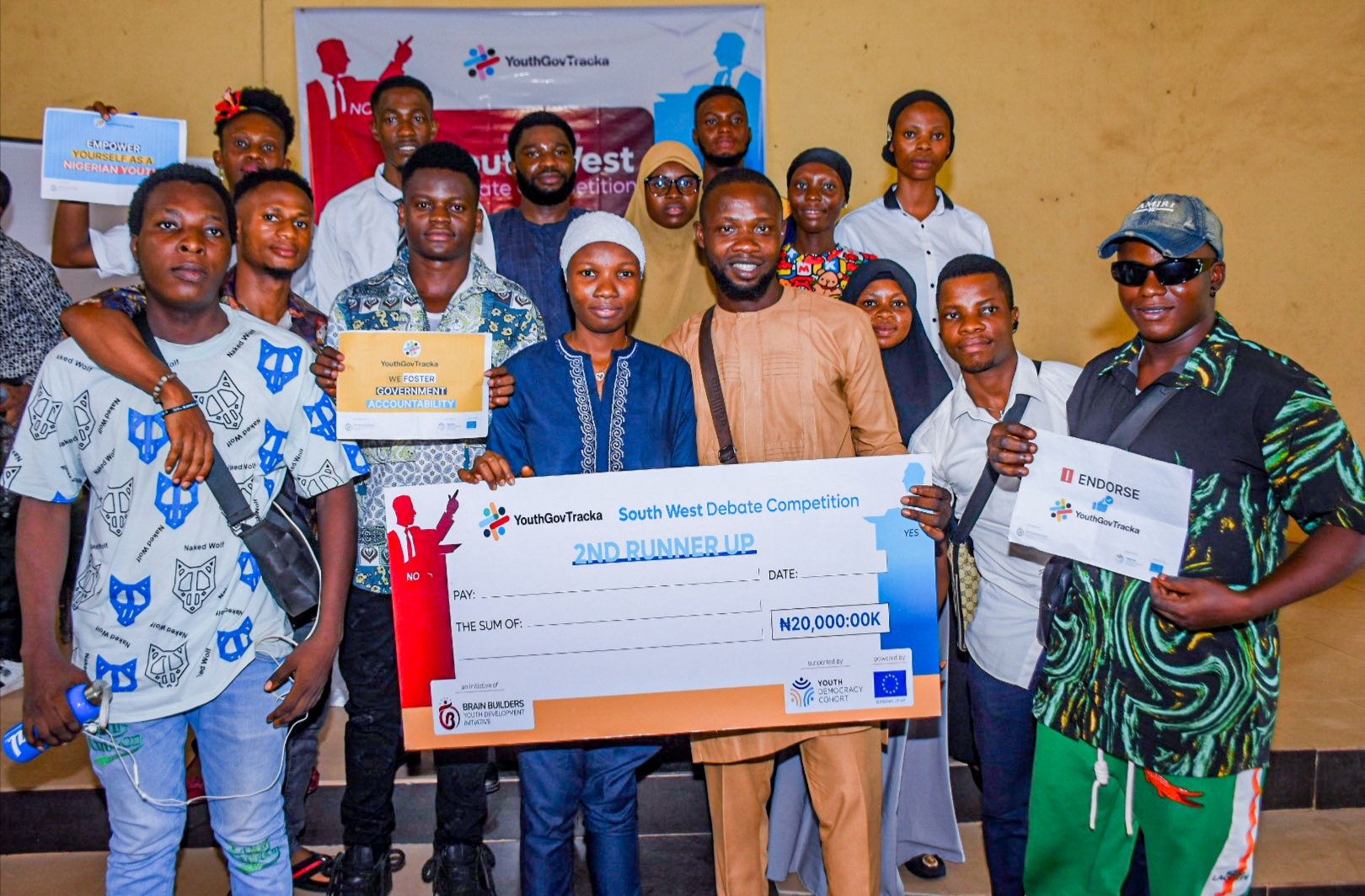 Brain Builders Youth Development Initiative organizes transparency accountability in governance debate for students in south-west