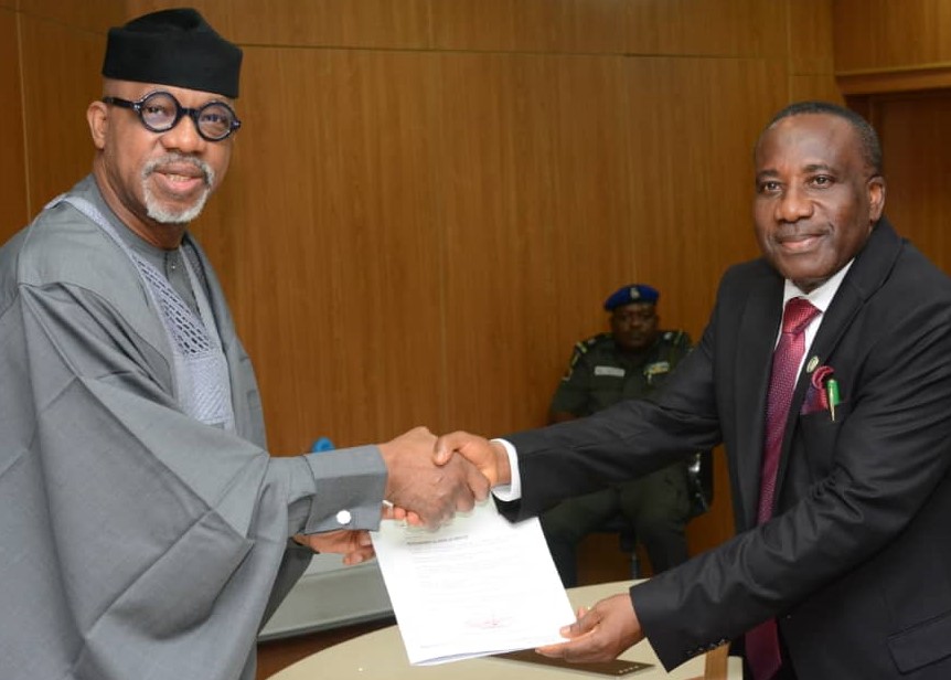 Governor Abiodun Swears-in Kehinde Onasanya as 20th Head of Service