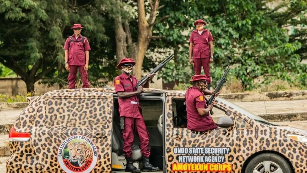 Amotekun nabs 45 suspected criminals in Ondo state