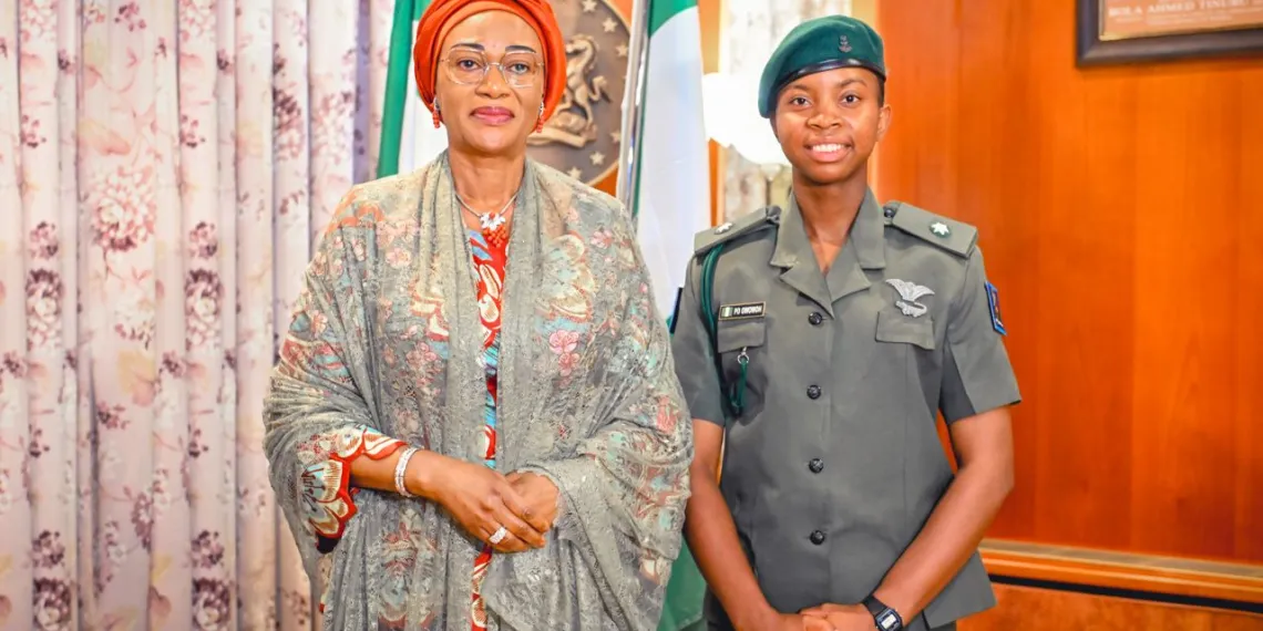Nigerian government welcomes first Nigerian female graduate of British military academy