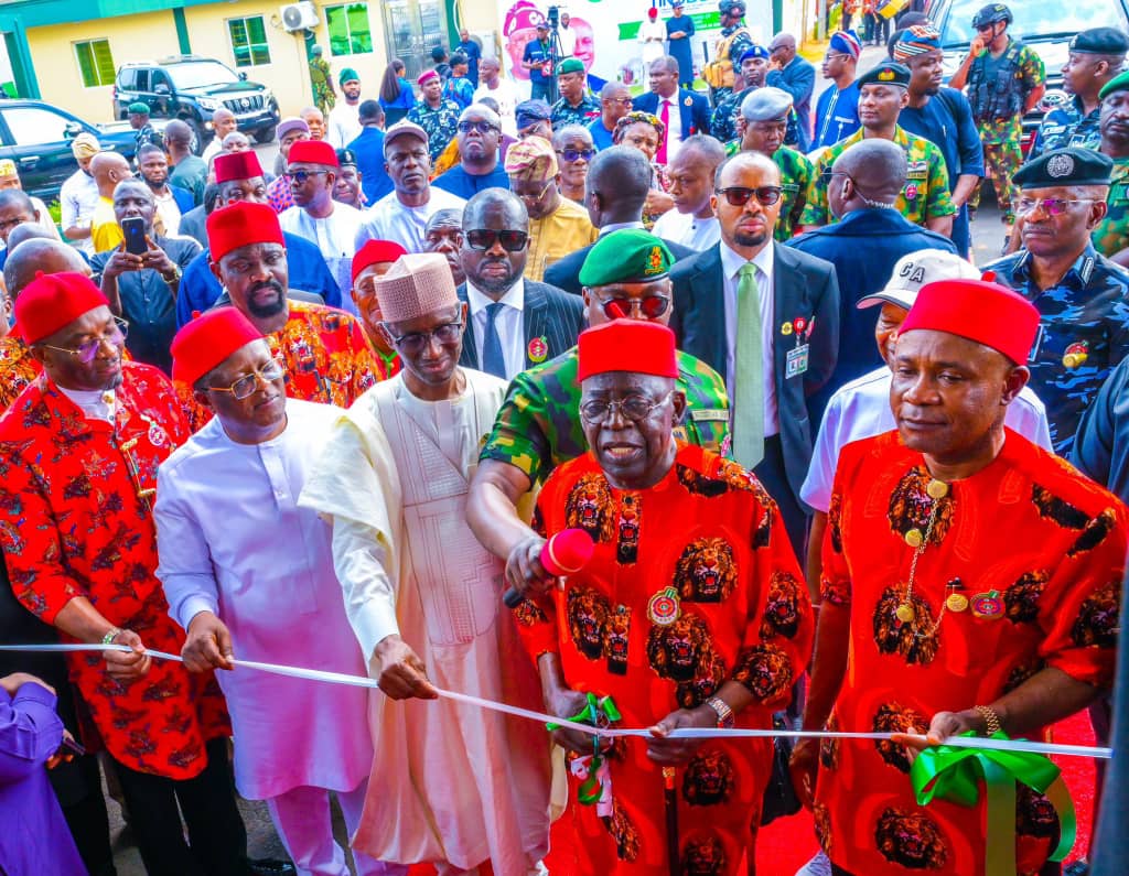 President Tinubu inaugurates projects in enugu state during official visit