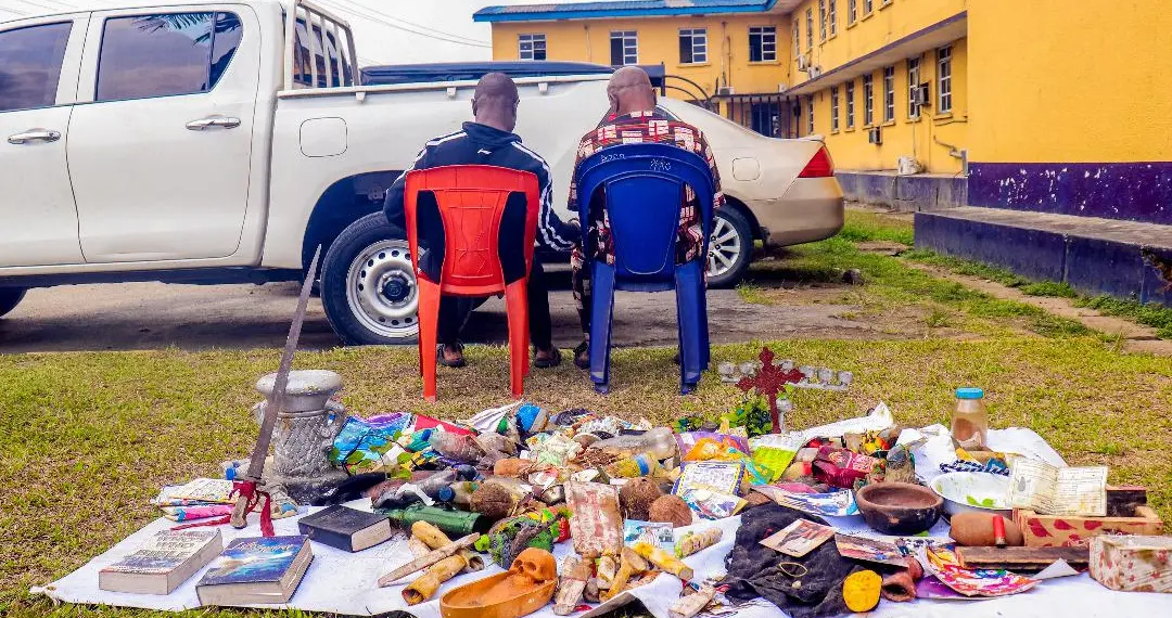 Pastors arrested with fetish items