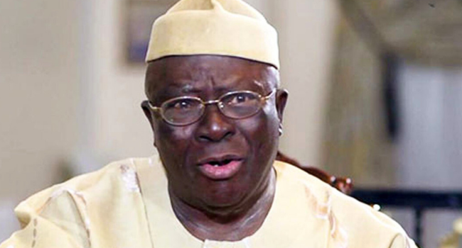 Afenifere chieftain Adebanjo dies, Governor Abiodun mourns