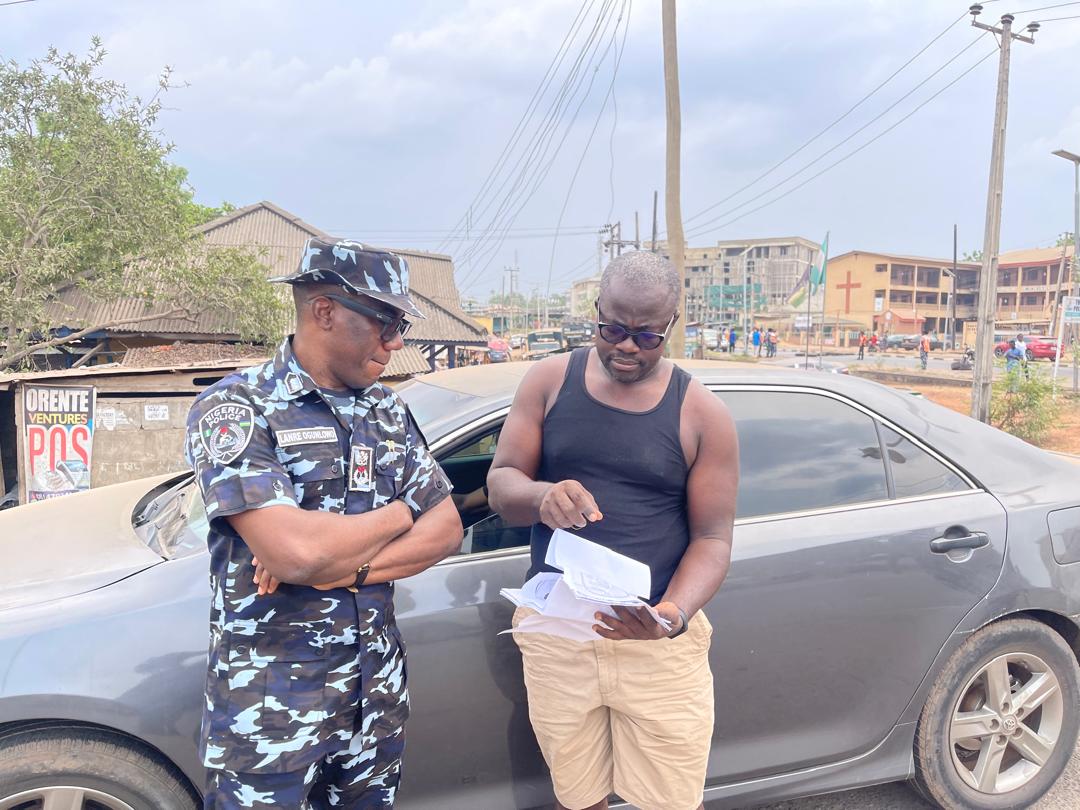 Police Commissioner leads officers to enforce third-party insurance order in Ogun State