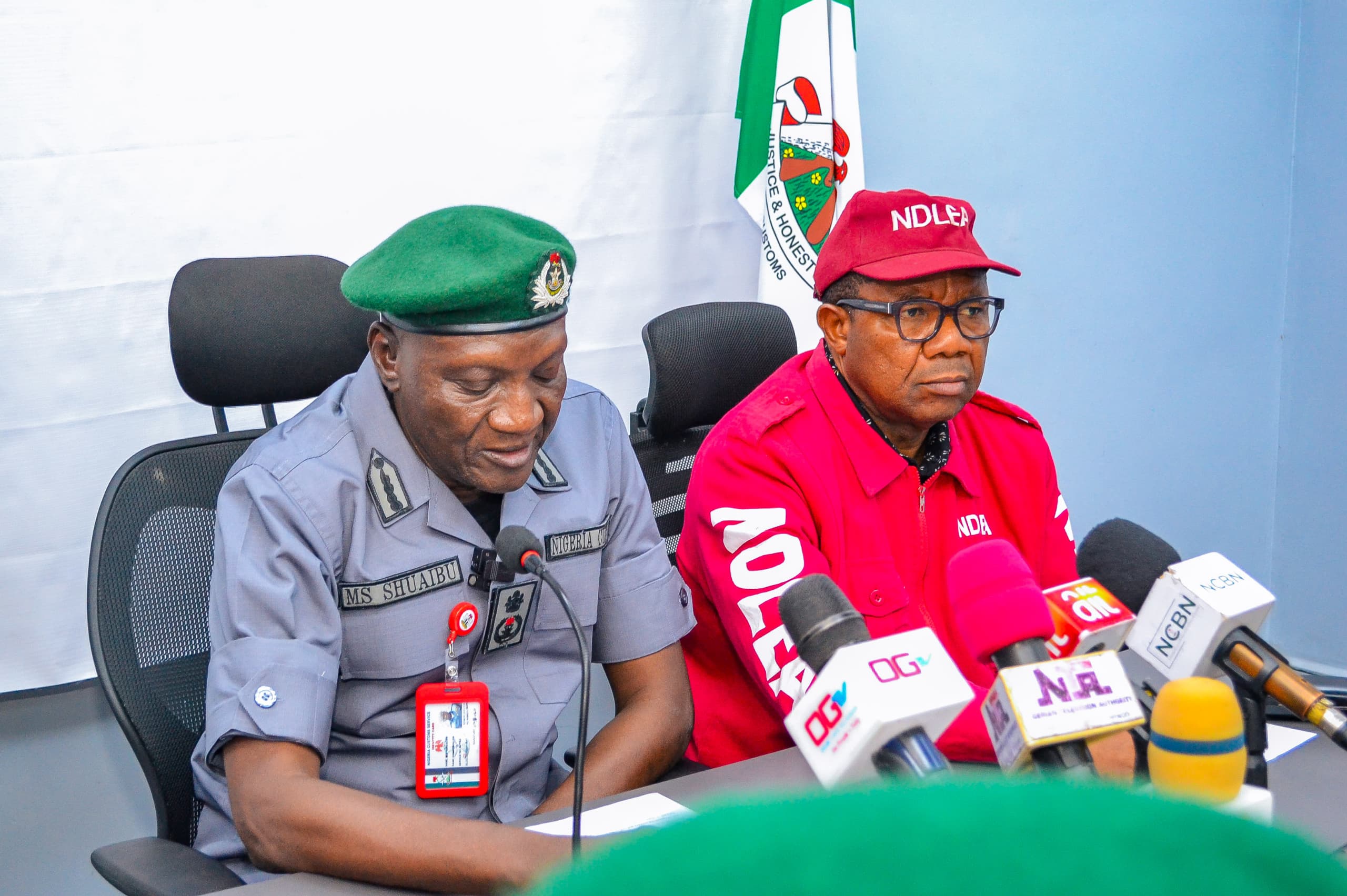 Nigeria Customs Service hands over bulk of seized illicit drugs to National Drug Law Enforcement Agency