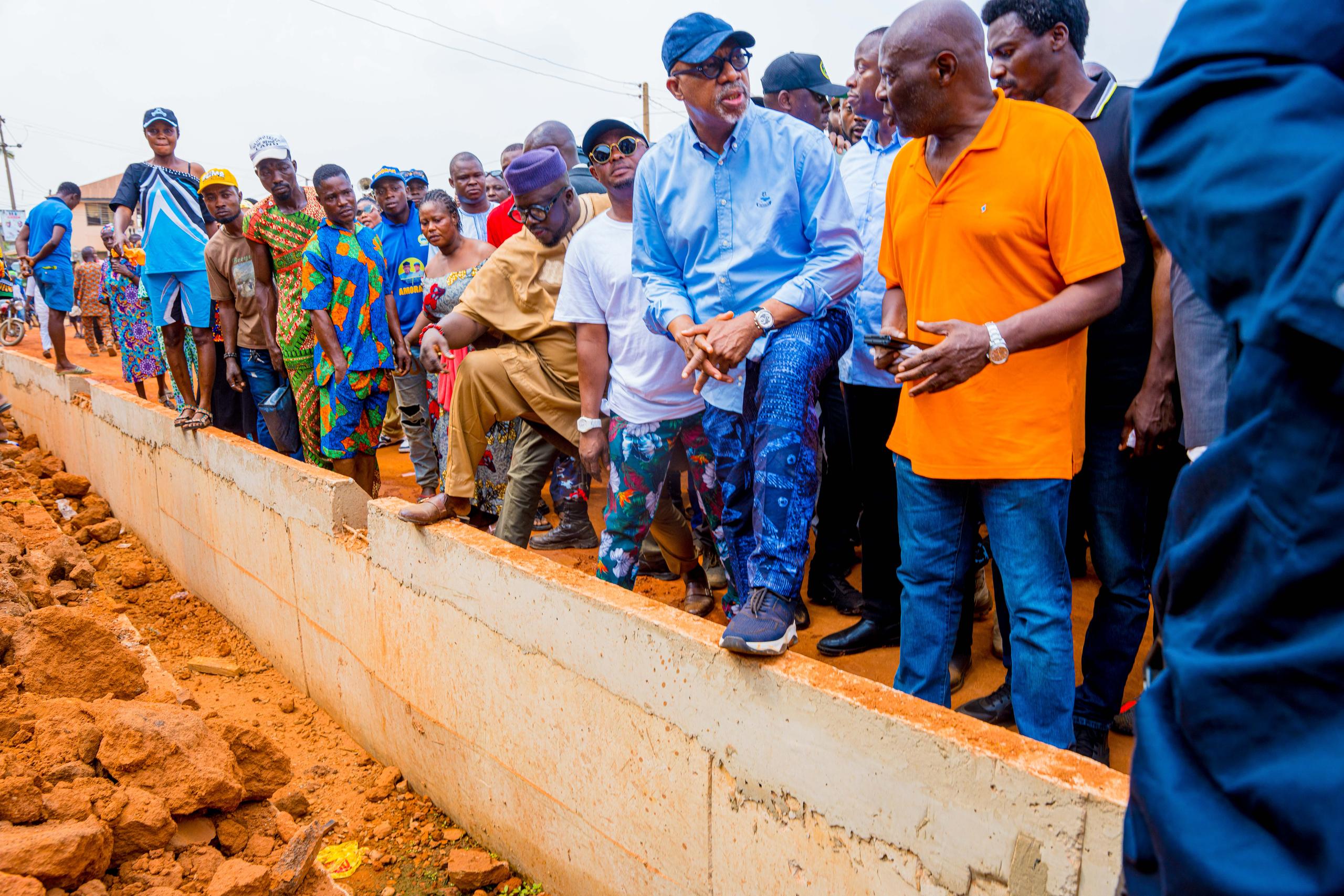 Governor Abiodun Inspects ongoing road projects