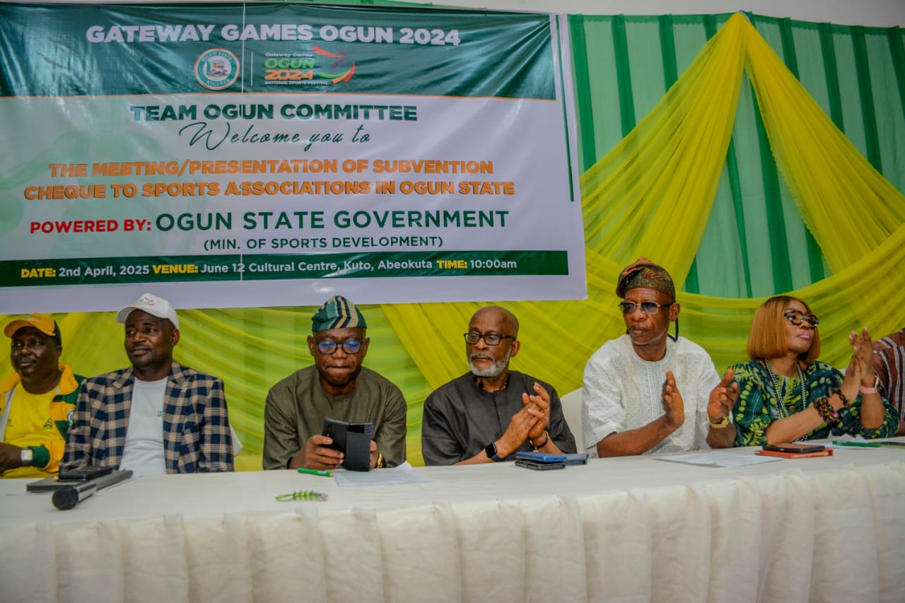 Governor Abiodun approves N16.5million to 33 sport associations ahead of national sports festival