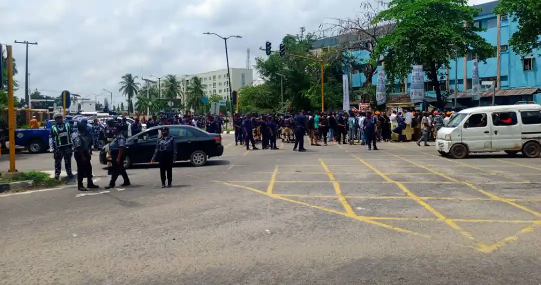 Police arrest protesters marching against free speech attacks in Abuja, others