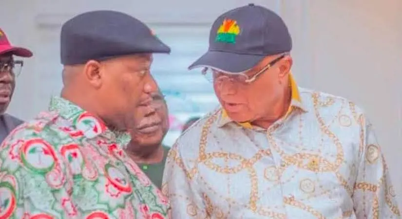 Commissioner protests defection of Governor Eno to all progressives congress, resigns from cabinet