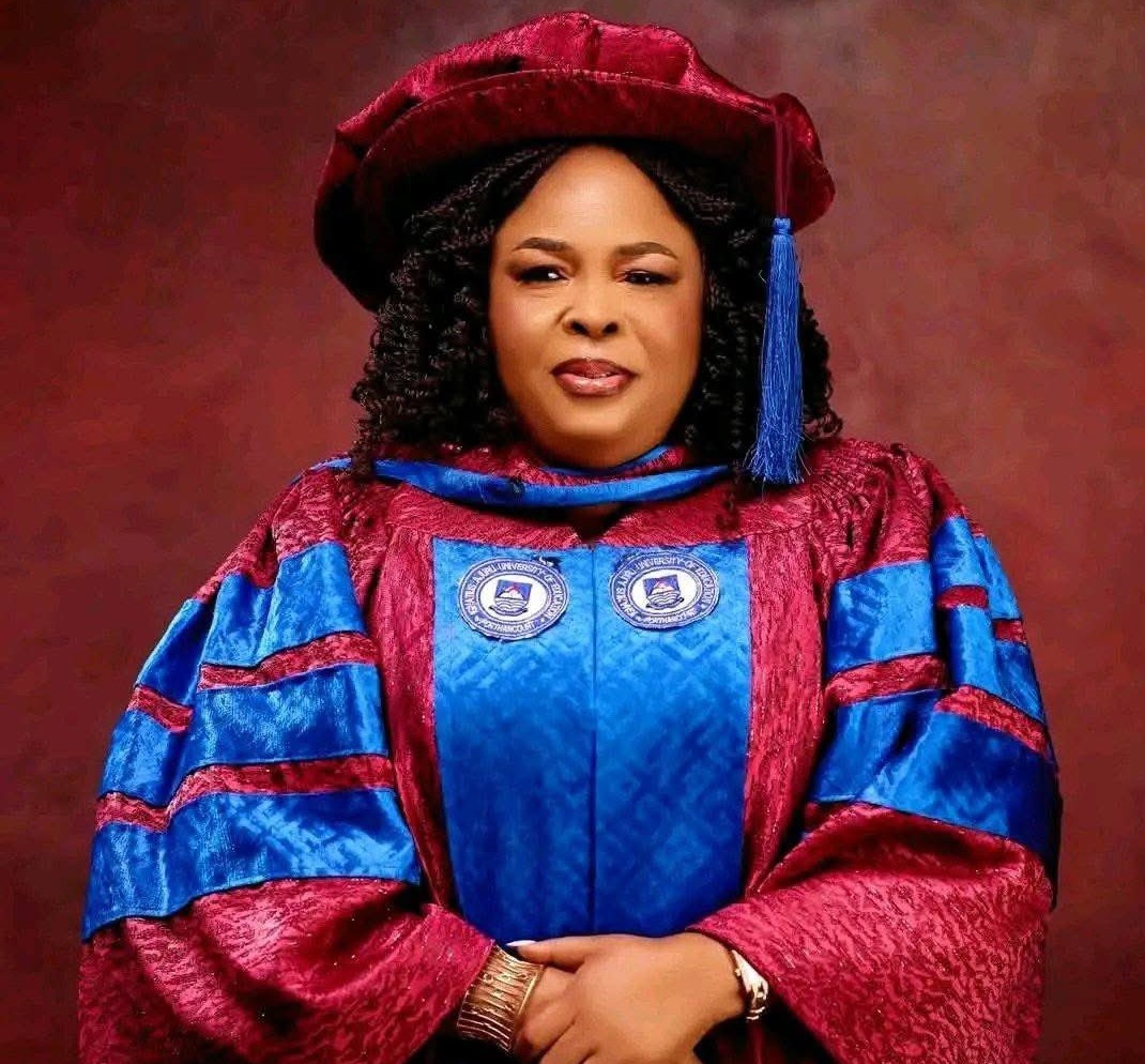Nigeria’s former first lady Patience Jonathan graduates, bags doctorate degree