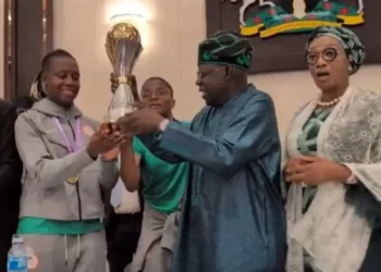 Tinubu gives each Super Falcon, $100,000, 3-bedroom flat, national honour