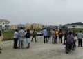 Abuja Estate residents protest unregulated blasting at Chinese company quarry