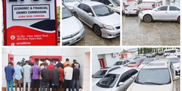 28 suspected yahoo boys internet fraudsters arrested in Ilorin