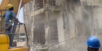 Lagos state government begins demolition of illegal buildings at trade fair complex