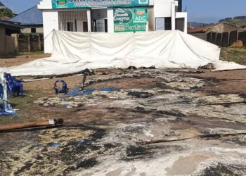 Hoodlums set African Democratic Congress secretariat ablaze in Ekiti state