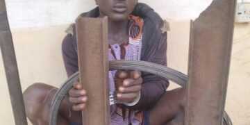 So-Safe Corps apprehends rail track thief