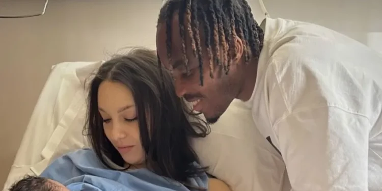 Super Eagles defender, Onyemaechi, welcomes first child