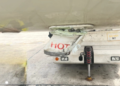 Jet blast damages aircraft at Lagos airport