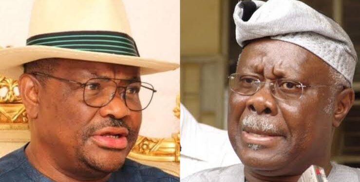 Independent National Electoral Commission exhibited lunacy by recognisisng Wike’s faction of Peoples Democratic Party, says Bode George