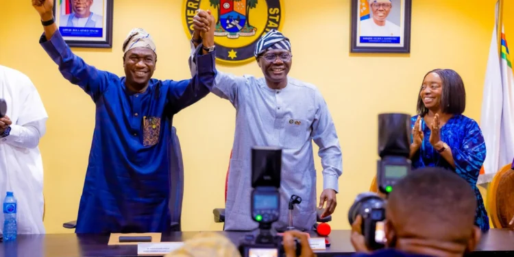 Governor Sanwo-Olu endorses deputy Hamzat for 2027 Lagos state governorship race