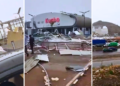 Windstorm damages newly built Abuja bus terminal