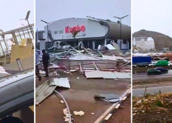 Windstorm damages newly built Abuja bus terminal