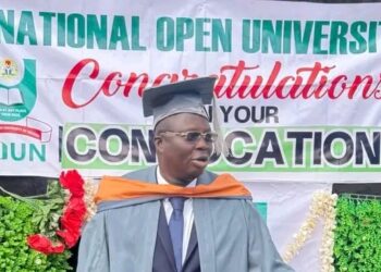 Penpushing member, Mr Latin bags BSc from National Open University of Nigeria