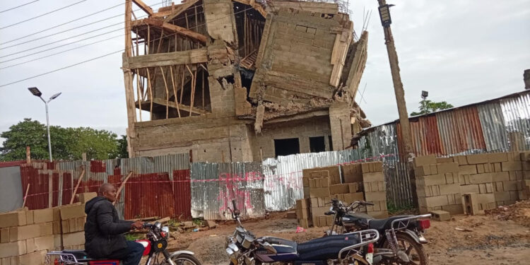Two-storey building collapses in Anambra community