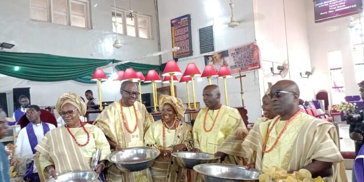 Tunde Lemo gives befitting burial to mother-in-law, Deaconess Rachael Coker in Abeokuta