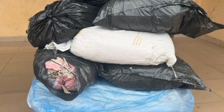 Police recover 10 bags of Igbo from suspects