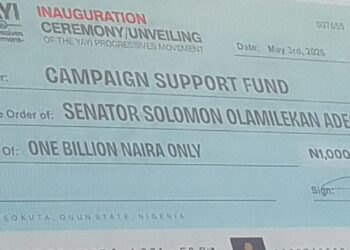 Yayi Progressives Movement presents ₦1billion campaign support, 27 vehicles for All Progressives Congress ahead of 2027 poll