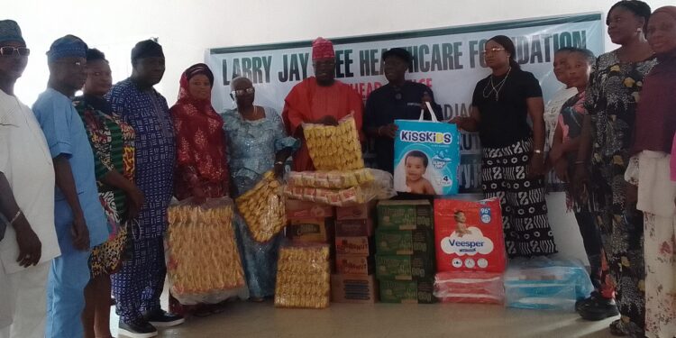 Larry Jay foundation provides food items, toiletries to the Stella Obasanjo Children’s Home, free drugs to State Hospital Abeokuta