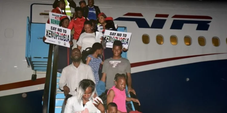 First batch of Nigerians repatriated from South Africa arrives Thursday