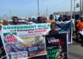 Protesters defy rainfall, storm Oyo state government house over abduction