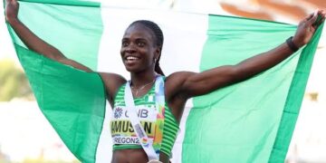 Tobi Amusan reaffirms sprint supremacy wins women’s 100 meters hurdles at Paris Diamond League