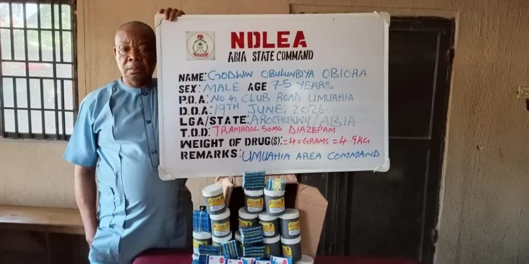 Two grandfathers arrested for selling drugs to students in Abia state