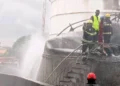 Fire breaks out at fuel terminal in Lagos