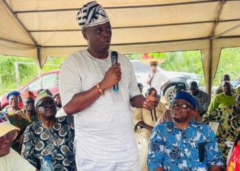 Oba Tejuoso’s son, Kayode Tejuoso mobilizes support for Yayi ahead of 2027 governorship poll