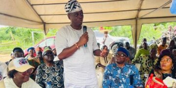 Oba Tejuoso’s son, Kayode Tejuoso mobilizes support for Yayi ahead of 2027 governorship poll