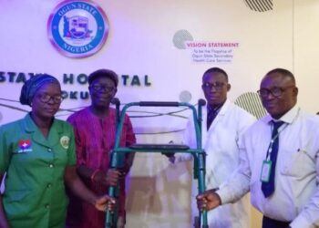 Penpushing Media donates wheelchair to Ogun State Government Hospital, as part of corporate social responsibility initiative