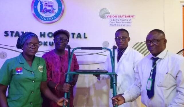 Penpushing Media donates wheelchair to Ogun State Government Hospital, as part of corporate social responsibility initiative
