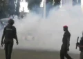 Police fire tear gas at pensioners protesting arrears in Lagos