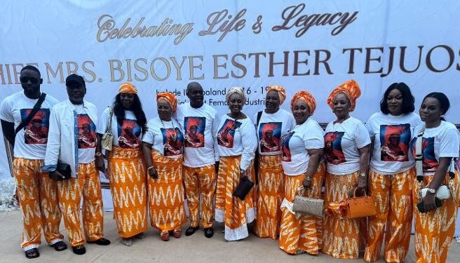 Tejuoso family remembers matriarch, Bisoye Tejuoso ,30 years on