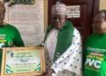 Iyawo Alhaji Itoku Community Development Initiative honours Chief Imam of Ratguab Mosque in Abeokuta with civic responsibility award