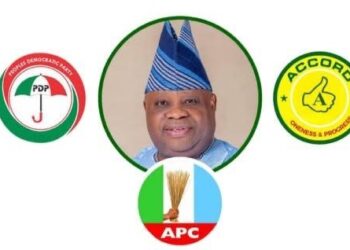 Governor Adeleke’s inauguration of Tinubu campaign council tears All Progressives Congress Chieftains apart