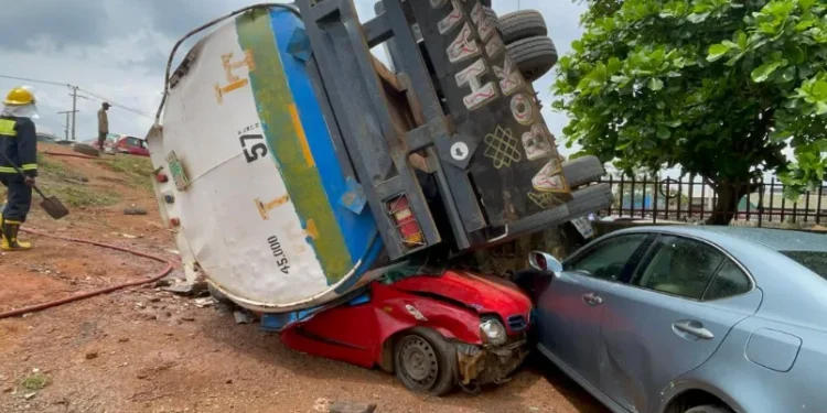 Tanker crushes five Ibadan residents