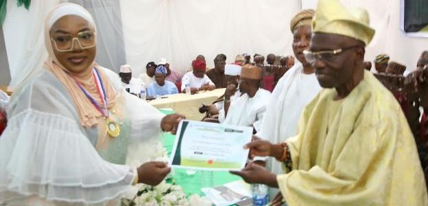Yemi Sowunmi-Kolapo, Peoples Democratic Party Deputy Governorship Candidate installed Ogun State Muslim Council Grand Matron